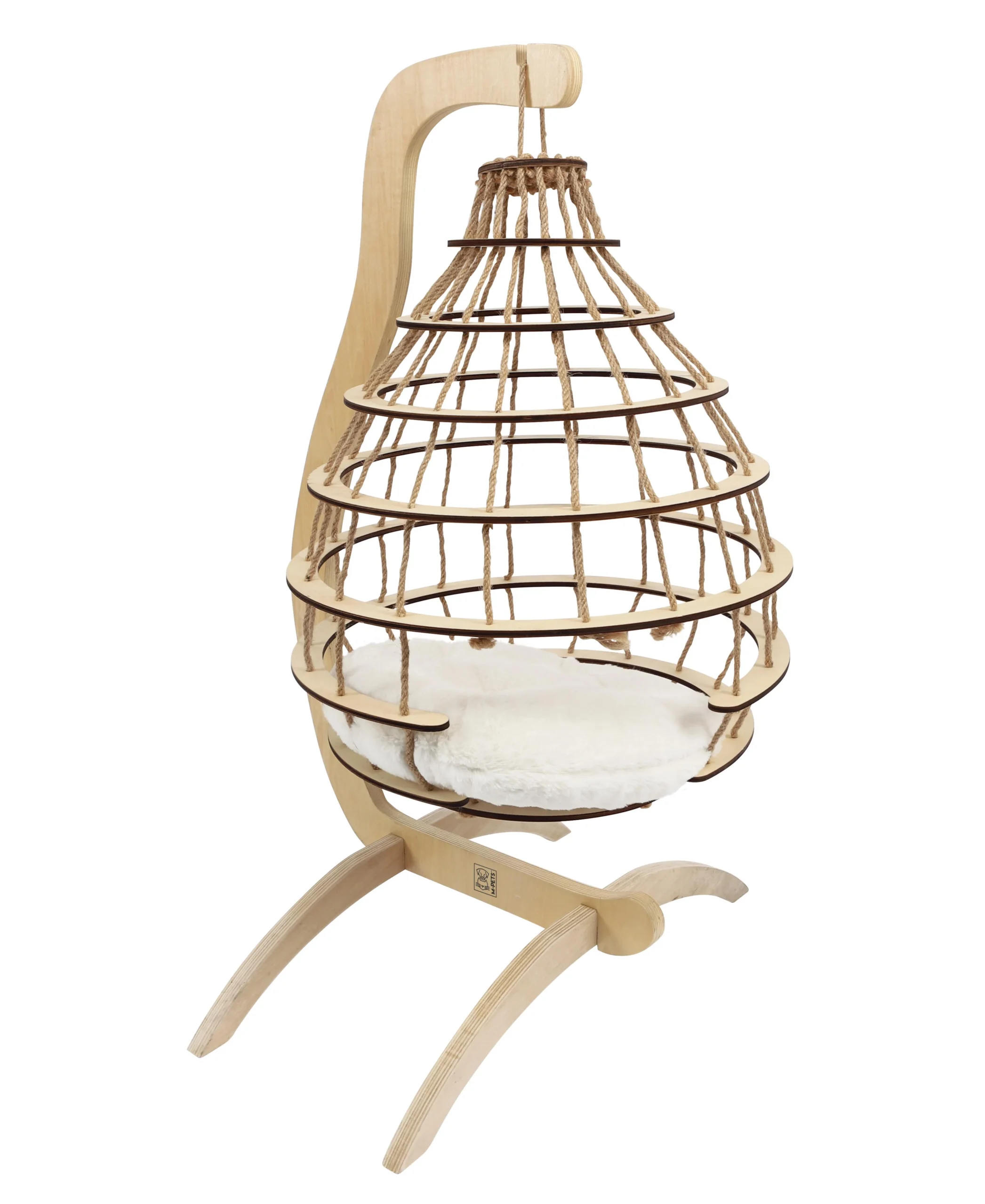 20302399_2 Cuccia sospesa per gatti con cuscino M-Pet - immagine 1