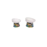 Ciotola in ceramica rialzata URBANSTYLE TILT'D Multicolore 150 ML - immagine 3
